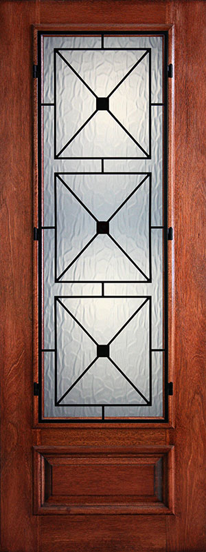 Wrought Iron Wood Doors