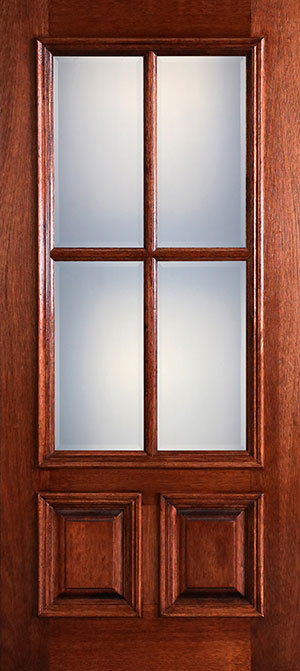 Decorative Glass Wood Doors