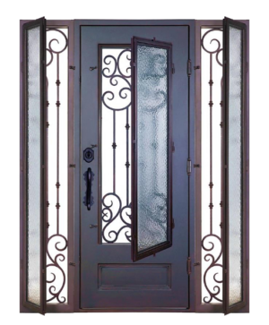 Scroll Iron Doors