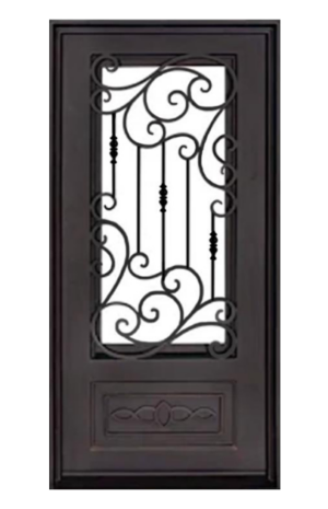 Divided Lite Iron Doors